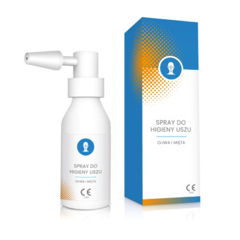 Spray do higieny uszu z oliwą i miętą